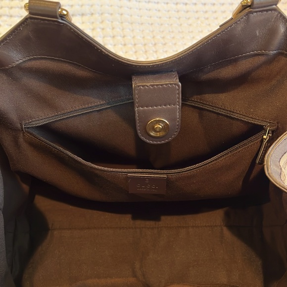 🤎NWOT GUCCI Authentic Original Canvas Sukey Beautiful Tote Handbag 👜💎 - Picture 6 of 16